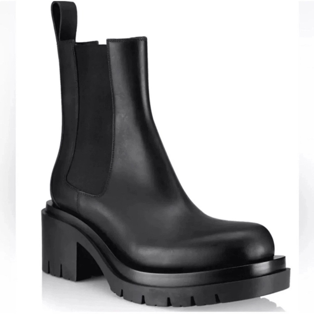 Bottega Veneta Chelsea Black Ankle Boots 40=10